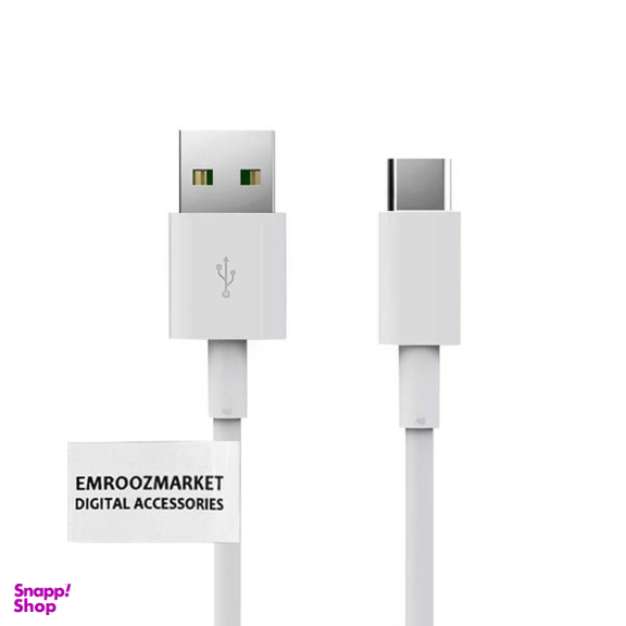 کابل تبدیل USB به USB-C امروزمارکت مدل EM10C10 طول 0.2 متر