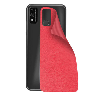 برچسب پوششی راک اسپیس مدل Leather-RD مناسب برای گوشی موبایل آنر 9X Lite