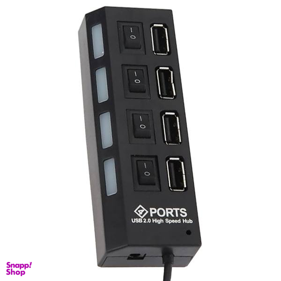 هاب 4 پورت USB 2.0 پورتز مدل HI-SPEED
