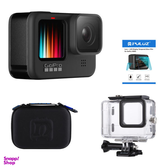 دوربین فیلم برداری ورزشی گوپرو مدل HERO 9 Black به همراه لوازم جانبی
