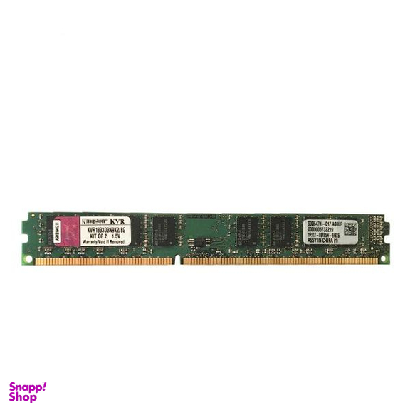 رم دسکتاپ DDR3 تک کاناله 1333 مگاهرتز CL9 کینگستون مدل KTH9600-B ظرفیت 8 گیگابایت