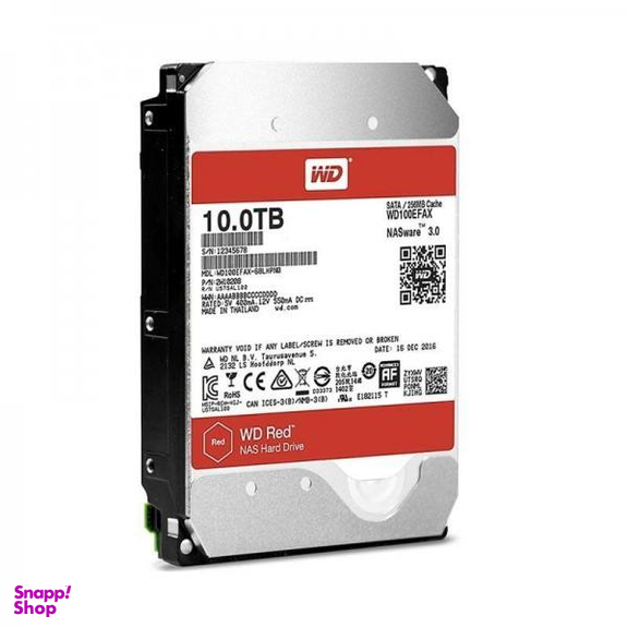 هارددیسک اینترنال وسترن دیجیتال مدل Red WD101EFBX ظرفیت 10 ترابایت