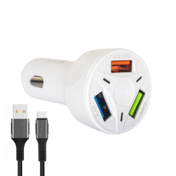 شارژر فندکی گلکسبیت مدل GCH23 به همراه کابل تبدیل microUSB