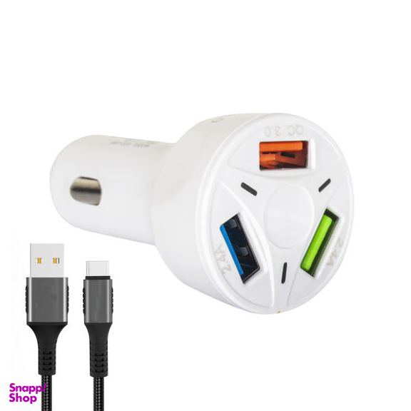 شارژر فندکی گلکسبیت مدل GCH23 به همراه کابل تبدیل microUSB