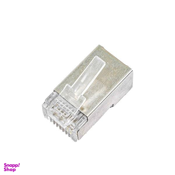 سوکت شبکه CAT6 امپ مدل STP بسته 100 عددی