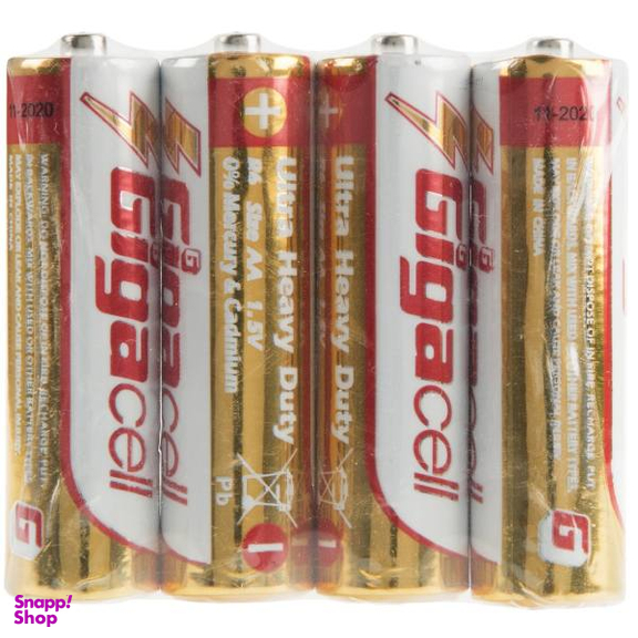 باتری قلمی گیگاسل مدل Ultra Heavy Duty بسته 4 عددی