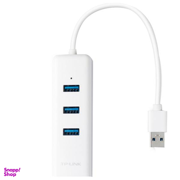 هاب USB 3.0 سه پورت و کارت شبکه تی پی-لینک مدل UE330