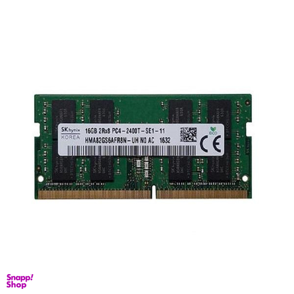 رم لپ تاپ DDR4 تک کاناله 2400 مگاهرتز CL17 اس کی هاینیکس مدل PC4-19200 ظرفیت 16 گیگابایت