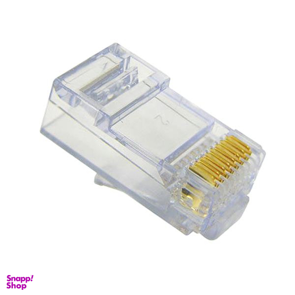 سوکت شبکه CAT6 امپ مدل UTP بسته 100 عددی