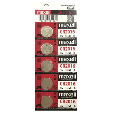 باتری سکه ای مکسل مدل CRR-2016 بسته 5 عددی