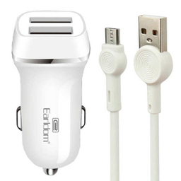 شارژر فندکی ارلدام مدل ES-125 به همراه کابل تبدیل microUSB