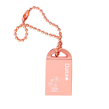 فلش مموری دیتا پلاس مدل USB3.1 ROSE GOLD GIFT ظرفیت 128 گیگابایت