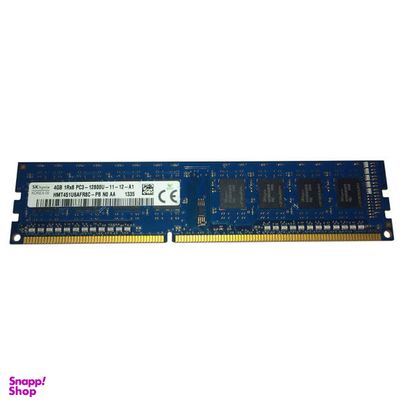 رم دسکتاپ DDR3 تک کاناله 1600 مگاهرتز اس کی هاینیکس مدل 12800 ظرفیت 4 گیگابایت