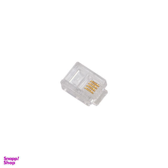 کانکتور Rj11-4Pin کی نت پلاس مدل KP-N1075 بسته 50 عددی
