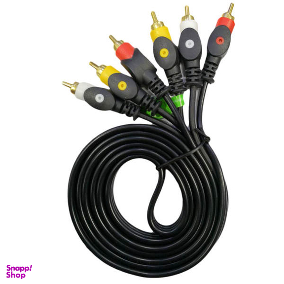 کابل 3 جک RCA به 3 جک RCA مدل AV طول 1.5 متر
