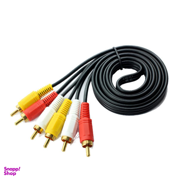 کابل تبدیل RCA 3 به RCA 3 اسکار (Oscar) مدل RoHS به طول 1.5 متر