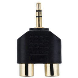 تبدیل یک به دو RCA به جک 3.5 میلی متری دایو مدل HQP کد MA81