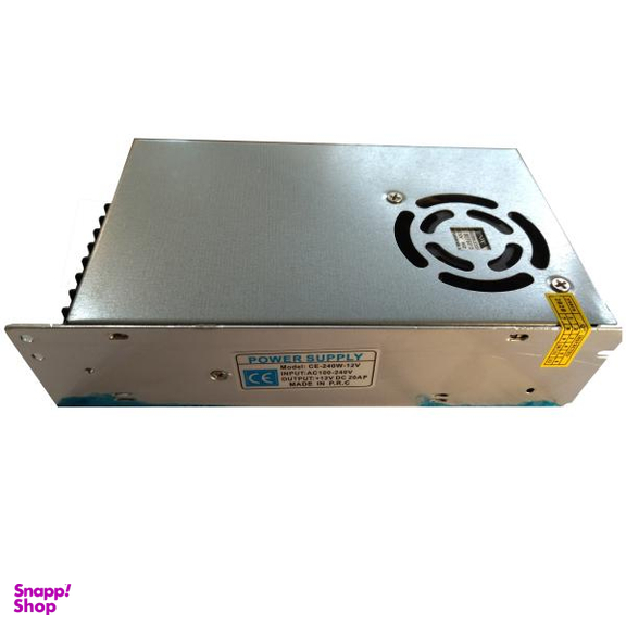 منبع تغذیه 12 ولت 20 آمپر پاور ساپلای مدل CE-240W-12V-20AF