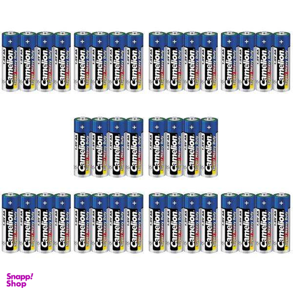 باتری قلمی کملیون مدل Super Heavy Duty بسته 40 عددی