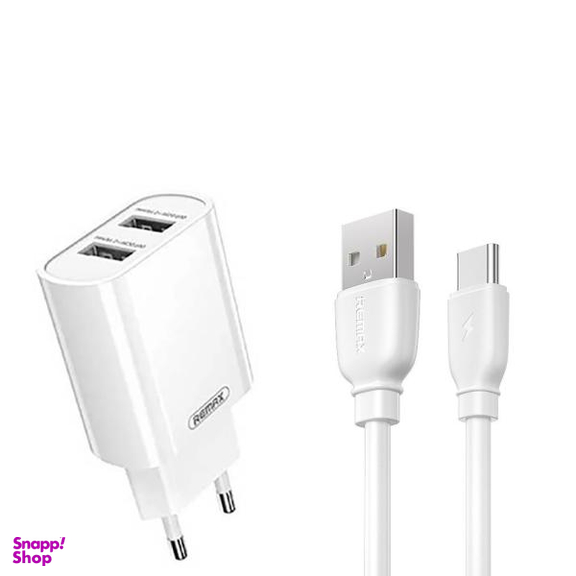 شارژ دیواری ریمکس مدل RP-U35 + کابل تبدیل USB-C
