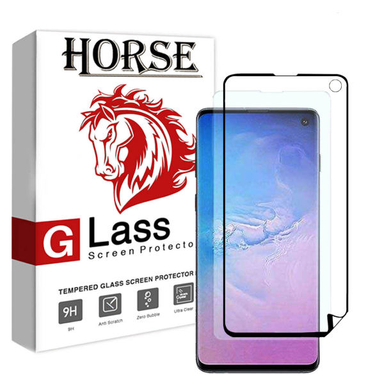 محافظ صفحه نمایش یووی لایت و نانو 3D هورس مدل LVB مناسب برای گوشی موبایل سامسونگ Galaxy S10 مجموعه دو عددی