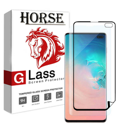 محافظ صفحه نمایش یووی لایت و نانو 3D هورس مدل LVB مناسب برای گوشی موبایل سامسونگ Galaxy S10 Plus مجموعه دو عددی