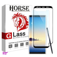 محافظ صفحه نمایش یووی لایت و نانو 3D هورس مدل LVB مناسب برای گوشی موبایل سامسونگ Galaxy Note 9 مجموعه دو عددی