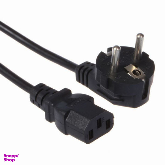 کابل برق سه پین منبع تغذیه کامپیوتر کد 004 طول 3 متر