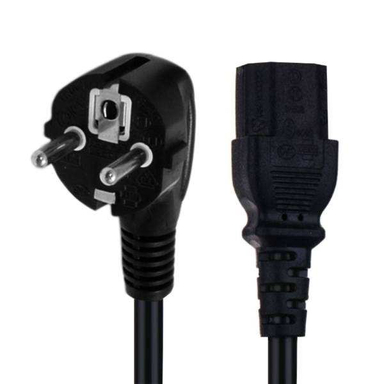 کابل برق سه پین منبع تغذیه کامپیوتر کد PT-3 طول 1.5 متر غیر اصل