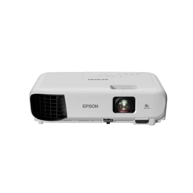 ویدیو پروژکتور اپسون (Epson) مدل EB-E10 به همراه پرده نمایش 180 برقی پروژکتور اسکوپ و پایه پروژکتور اسکوپ و کابل HDMI رنگ سفید