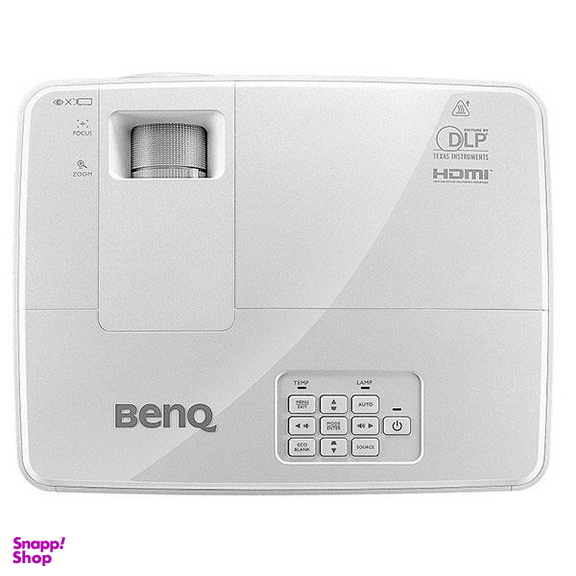 پروژکتور بنکیو (Benq) مدل MX528 به همراه پرده نمایش برقی پروژکتور اسکوپ سایز 180 سانتی متری و پایه پروژکتور اسکوپ رنگ سفید