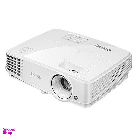 پروژکتور بنکیو (Benq) مدل MX528 به همراه پرده نمایش برقی پروژکتور اسکوپ سایز 180 سانتی متری و پایه پروژکتور اسکوپ رنگ سفید