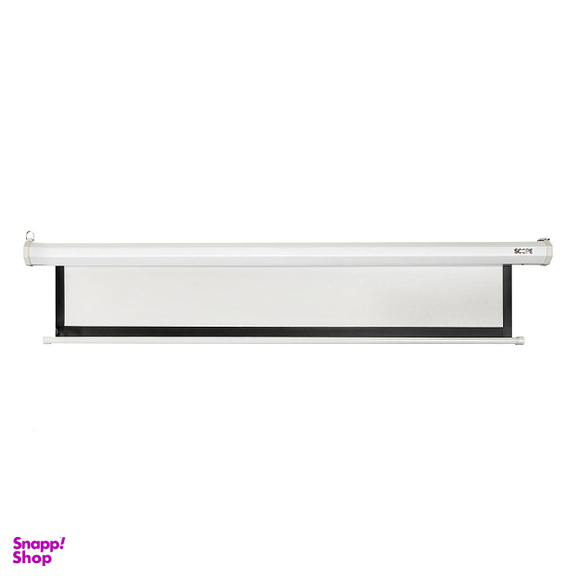 پروژکتور بنکیو (Benq) مدل MX528 به همراه پرده نمایش برقی پروژکتور اسکوپ سایز 180 سانتی متری و پایه پروژکتور اسکوپ رنگ سفید