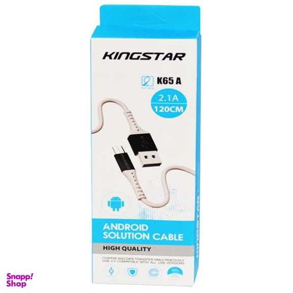 کابل تبدیل USB به microUSB کینگ استار (King Star) مدل K65A طول 1.2 متر