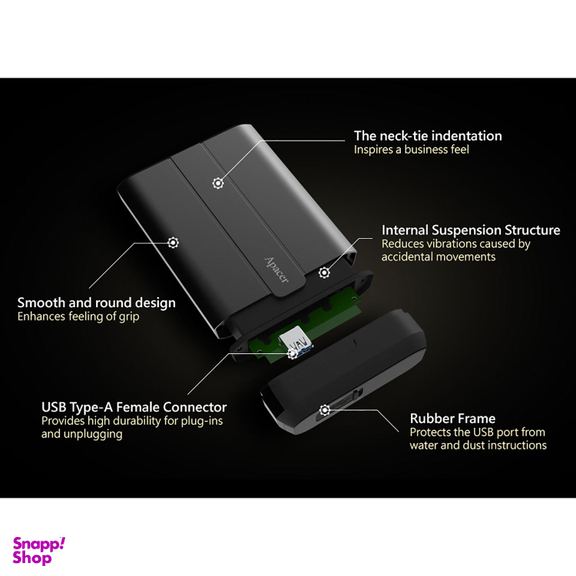 هارد اکسترنال اپیسر (Apacer) مدل AC732 ظرفیت 5 ترابایت