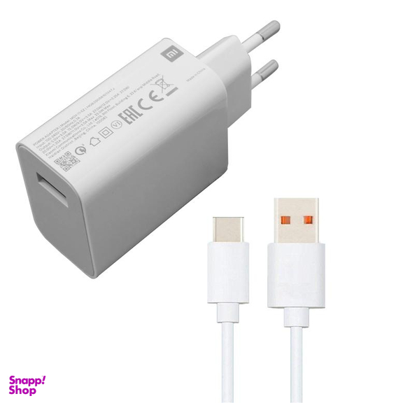 شارژر دیواری شیائومی برای گوشی Poco X3 به همراه کابل تبدیل USB-C