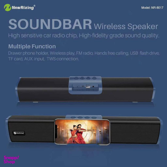 اسپیکر بلوتوثی قابل حمل نیوریکسینگ (Newrixing) مدل NR-8017