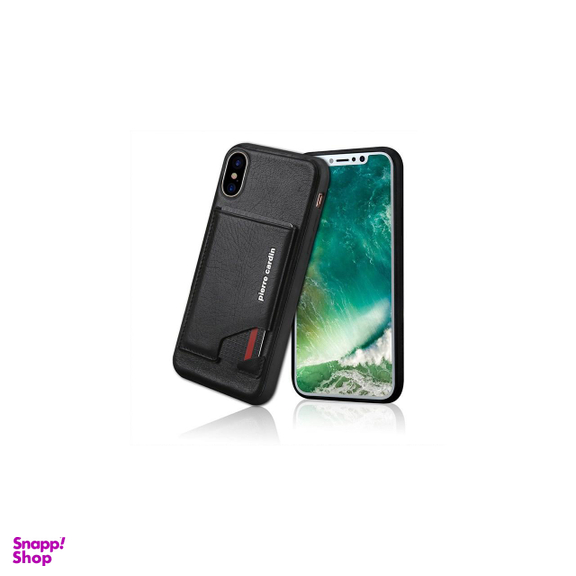 کاور چرمی پیرکاردین (Pierre Cardin) مدل PCS-S03 مناسب موبایل اپل iPhone X