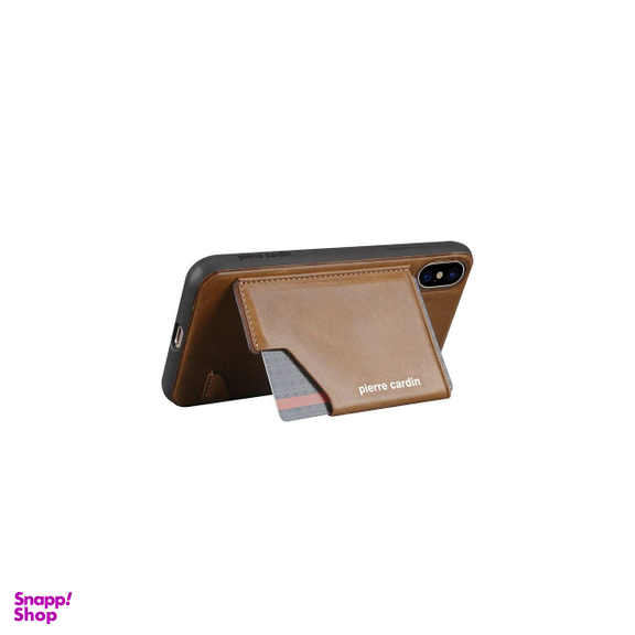 کاور چرمی پیرکاردین (Pierre Cardin) مدل PCS-S03 مناسب موبایل اپل iPhone X