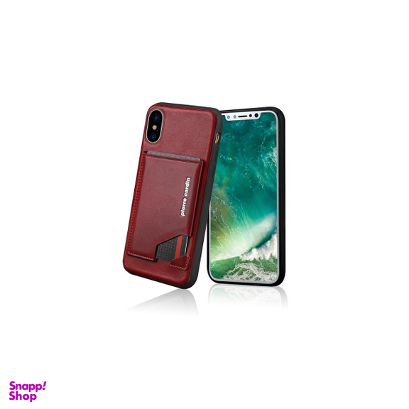 کاور چرمی پیرکاردین (Pierre Cardin) مدل PCS-S03 مناسب موبایل اپل iPhone X