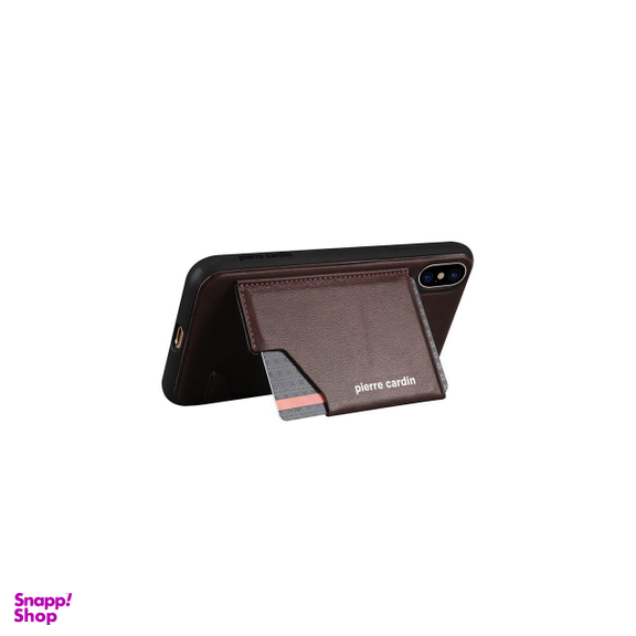 کاور چرمی پیرکاردین (Pierre Cardin) مدل PCS-S03 مناسب موبایل اپل iPhone X