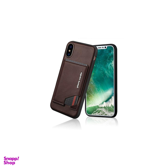 کاور چرمی پیرکاردین (Pierre Cardin) مدل PCS-S03 مناسب موبایل اپل iPhone X