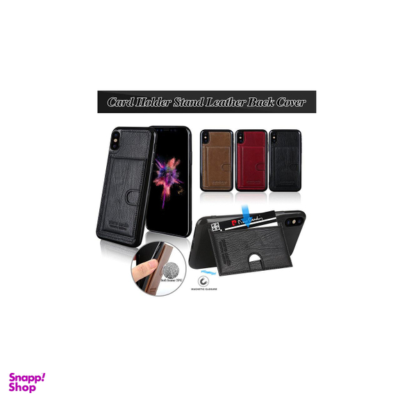 کاور چرمی پیرکاردین (Pierre Cardin) مدل PCS-S03 مناسب موبایل اپل iPhone X