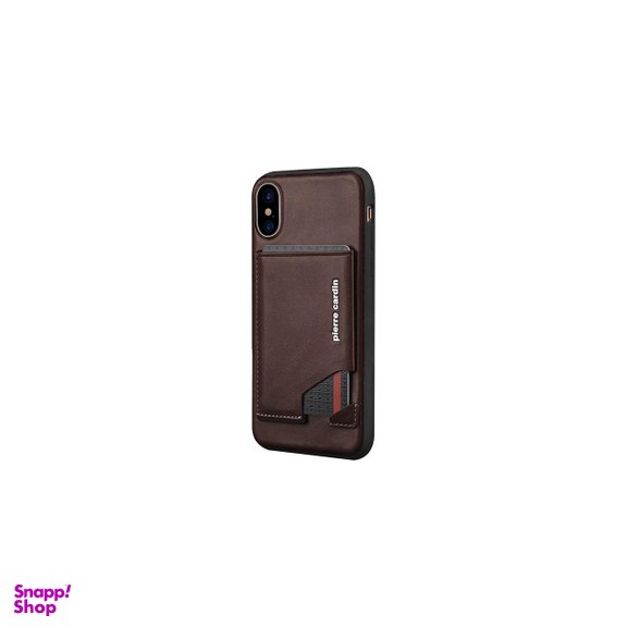 کاور چرمی پیرکاردین (Pierre Cardin) مدل PCS-S03 مناسب موبایل اپل iPhone X