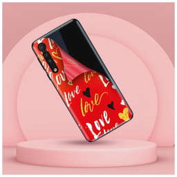 برچسب پوششی راک اسپیس طرح Love مناسب برای گوشی موبایل موتورولا Moto One Macro