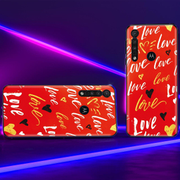 برچسب پوششی راک اسپیس طرح Love مناسب برای گوشی موبایل موتورولا Moto One Macro