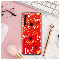 برچسب پوششی راک اسپیس طرح Love مناسب برای گوشی موبایل موتورولا Moto One Macro