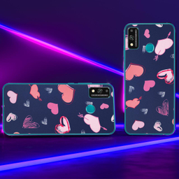 برچسب پوششی راک اسپیس طرح Heart مناسب برای گوشی موبایل آنر 9X Lite