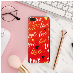برچسب پوششی راک اسپیس مدل Love مناسب برای گوشی موبایل آنر 7S