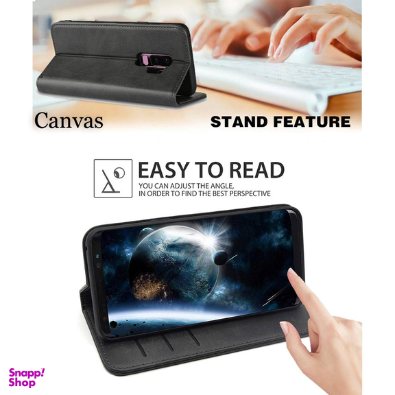 کیف کلاسوری کانواس مدل SIGNATURE مناسب برای گوشی موبایل شیایومی Redmi Note 9S / Note 9 Pro / Note 9 Pro Max